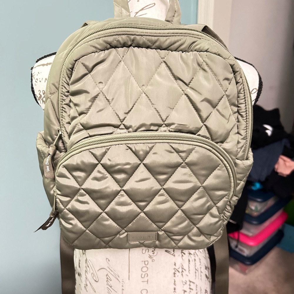 Vera Bradley small backpack and matching wallet EUC